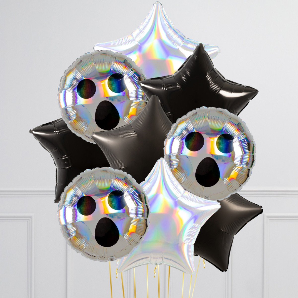 Ghost Face Halloween-Foil Helium Balloon