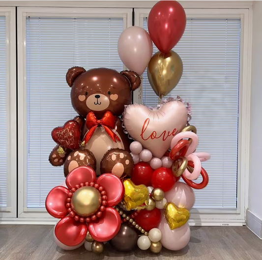 Teddy Bear Stand Balloon Set – Dubai