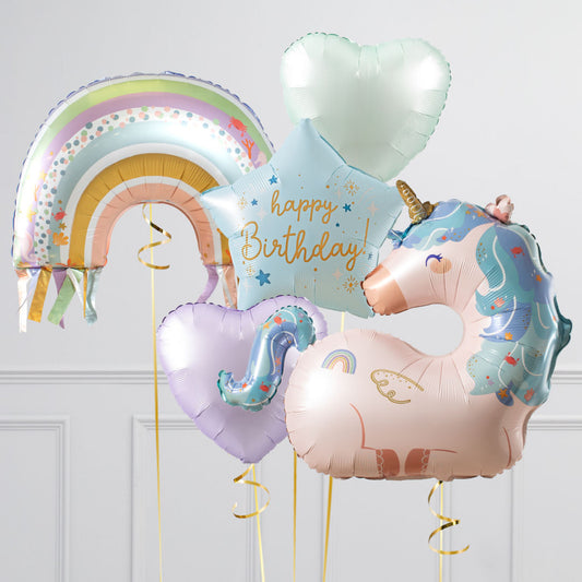 Maritime Unicorn Inflated Balloon Package